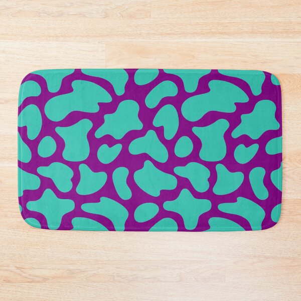 Item preview, Modern Graphic Cow Print Pattern | Purple & Teal designed and sold by Frohyou.