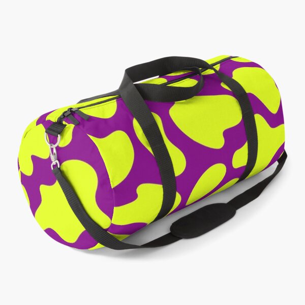 Item preview, Modern Graphic Cow Print Pattern | Purple & Chartreuse designed and sold by Frohyou.