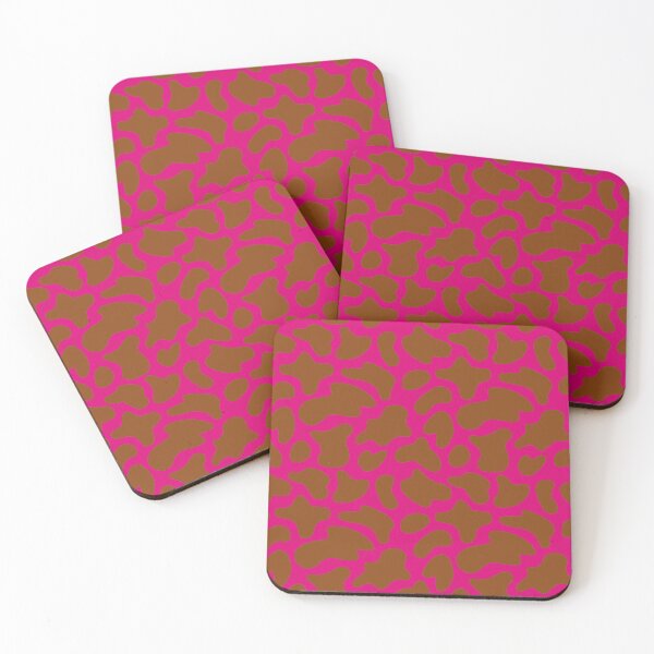 Item preview, Modern Graphic Cow Print Pattern | Pink & Brown designed and sold by Frohyou.