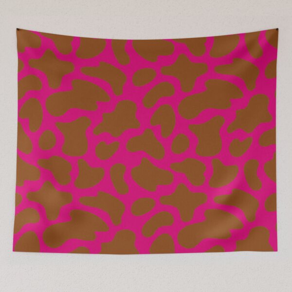 Item preview, Modern Graphic Cow Print Pattern | Pink & Brown designed and sold by Frohyou.
