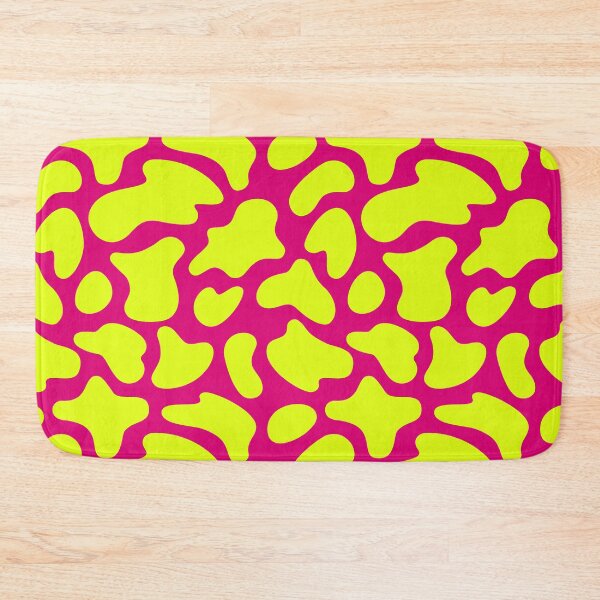 Item preview, Modern Graphic Cow Print Pattern | Pink & Chartreuse designed and sold by Frohyou.