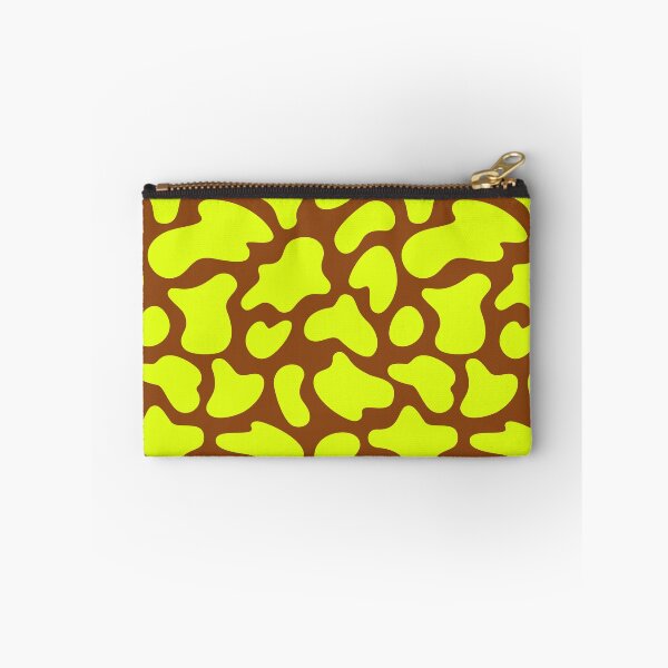 Item preview, Modern Graphic Cow Print Pattern | Brown & Chartreuse designed and sold by Frohyou.