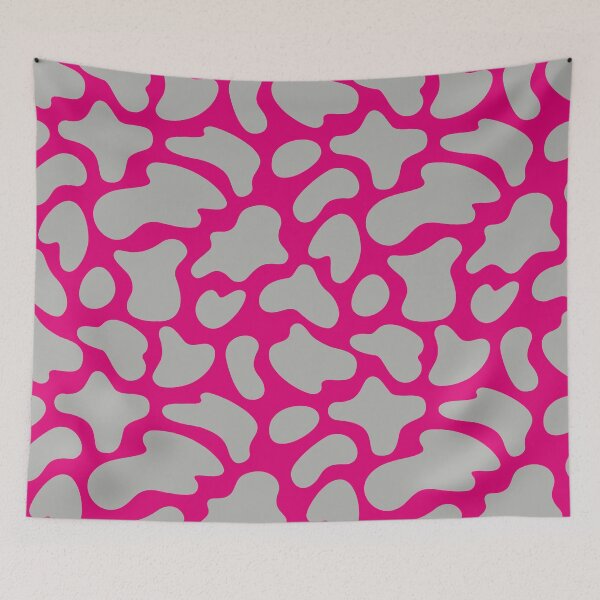 Item preview, Modern Graphic Cow Print Pattern | Pink & Gray designed and sold by Frohyou.