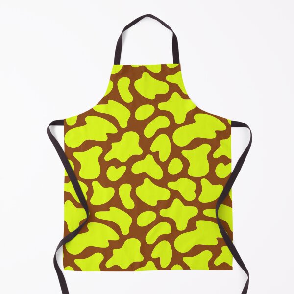 Item preview, Modern Graphic Cow Print Pattern | Brown & Chartreuse designed and sold by Frohyou.
