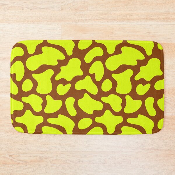 Item preview, Modern Graphic Cow Print Pattern | Brown & Chartreuse designed and sold by Frohyou.