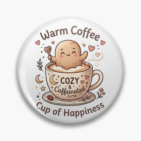 Item preview, Coffe cuteCute Cozy Coffee Marshmallow - Cup of Happiness designed and sold by Newday666.