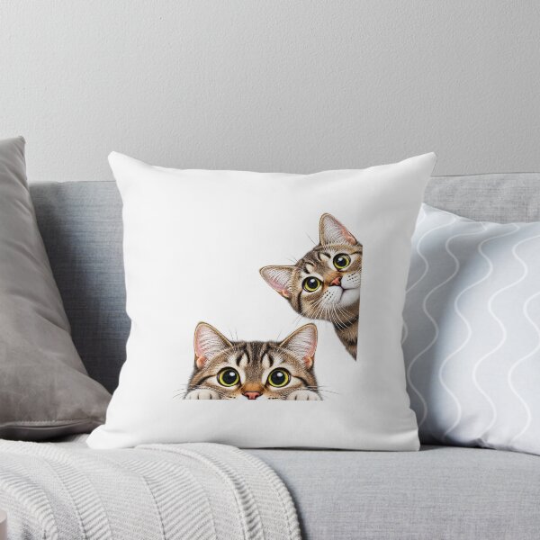 Item preview, Cute Tabby Cats Peeking designed and sold by Mediaartdesign.