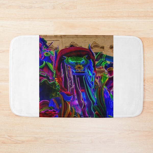 Item preview, Vibrant Neon Carnival Float With LED Lights and Colorful Costumes in Night Parade designed and sold by Nmallia.