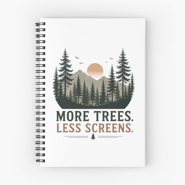 Item preview, More Trees, Less Screens designed and sold by Side Quest Co..