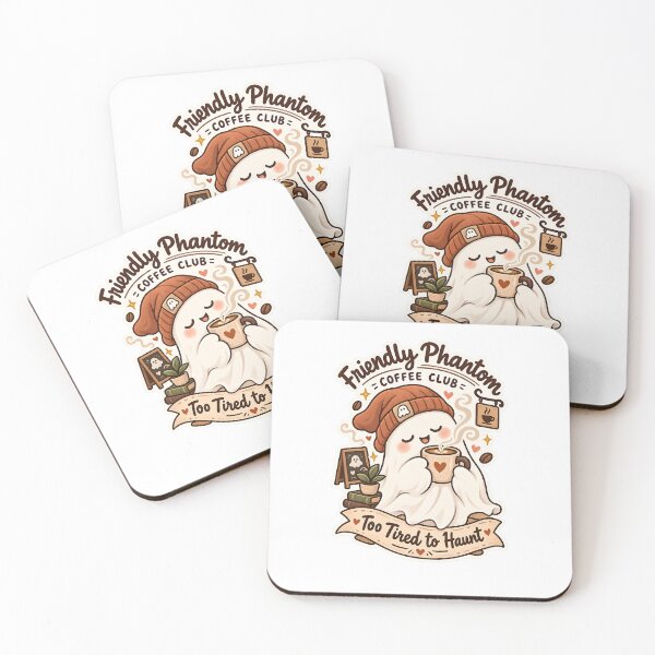 Item preview, Friendly Phantom Coffee Club designed and sold by Thai Vibe Studio.