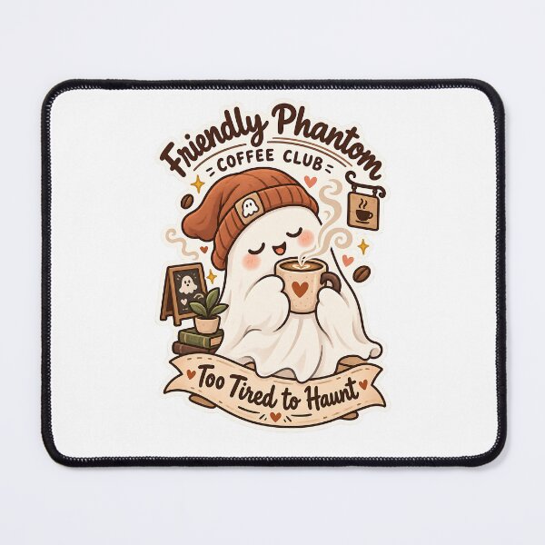 Item preview, Friendly Phantom Coffee Club designed and sold by Thai Vibe Studio.