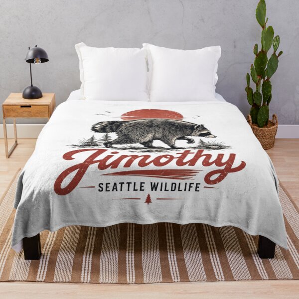 Item preview, Retro Team Jimothy Viral Raccoon, King Meme,Cute Trash Panda, Seattle Wildlife Gift, Forest Animal designed and sold by Cchotlan.