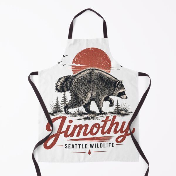 Item preview, Retro Team Jimothy Viral Raccoon, King Meme,Cute Trash Panda, Seattle Wildlife Gift, Forest Animal designed and sold by Cchotlan.
