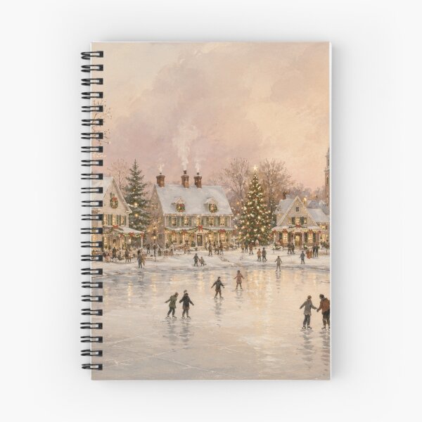 Artikelvorschau, Nostalgisches Weihnachtsdorf, Eislaufen, Winterkunst entworfen und verkauft von GSizzle1.