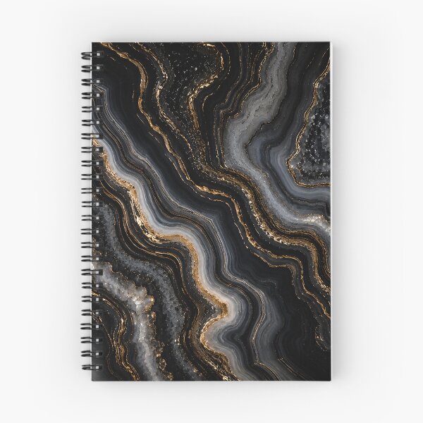 Item preview, Black Agate Gold Luxury Abstract designed and sold by Divine Ease.