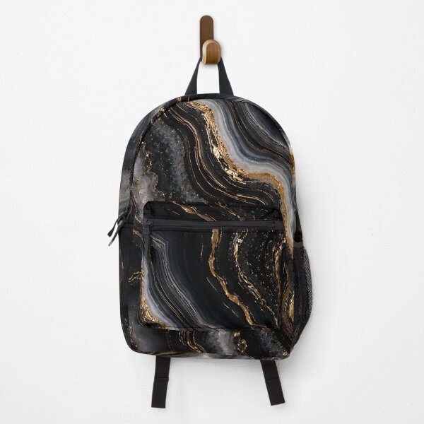 Item preview, Black Agate Gold Luxury Abstract designed and sold by Divine Ease.