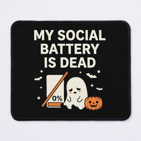 Item preview, my social battery is dead designed and sold by LiuTiuuu.