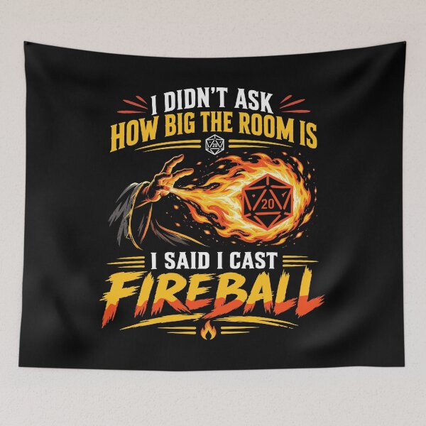 Item preview, I cast Fireball Wizard Sorcerer DM Gift Funny Fantasy  TTRPG designed and sold by mraihan.