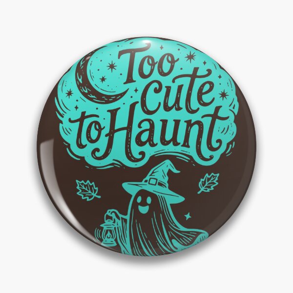 Item preview, Too Cute to Haunt – Pastel Ghost Witch Whimsical Kawaii Art  designed and sold by Connys Colorful World.