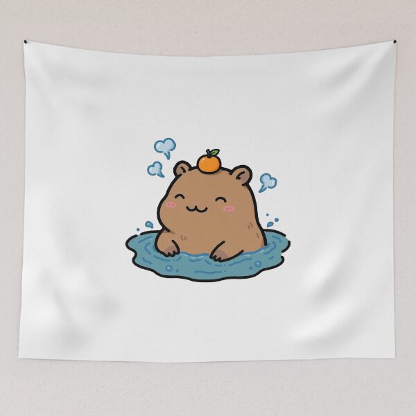 Item preview, Zen Capybara Onsen - Cute Japanese Hot Spring Capybara designed and sold by FBA.