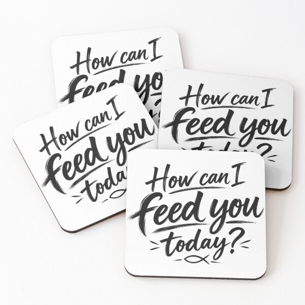 Item preview, How Can I Feed You Today Christian Art designed and sold by BereanMerch.