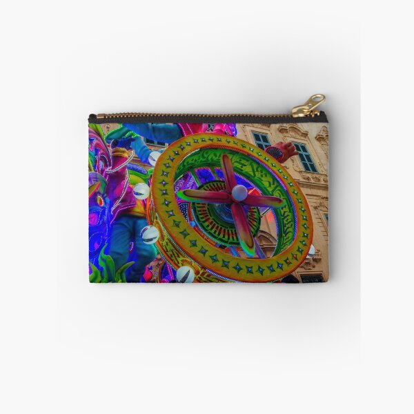 Item preview, Colorful Carnival Parade Float With Neon Lights And Giant Wheel Sculpture In Historic Street designed and sold by Nmallia.