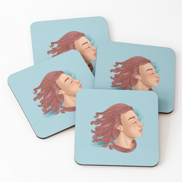 Item preview, Woman with her hair in the wind designed and sold by AssortedDrawings.