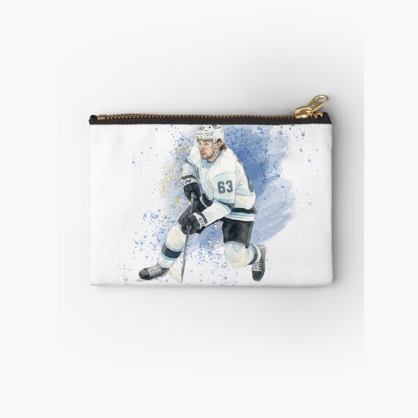 Item preview, Ice Hockey Player #63 - Watercolor Splatter Art designed and sold by Cucuzeus.
