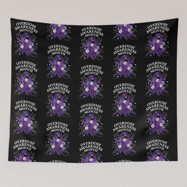 Item preview, Overdose Awareness Month Honoring Overdose Survivors Drug Addiction Ribbon designed and sold by Redgiant87x.