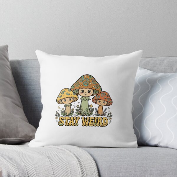 Item preview, Stay Weird - Retro Groovy Trippy Mushrooms 70s designed and sold by FBA.