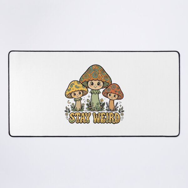 Item preview, Stay Weird - Retro Groovy Trippy Mushrooms 70s designed and sold by FBA.