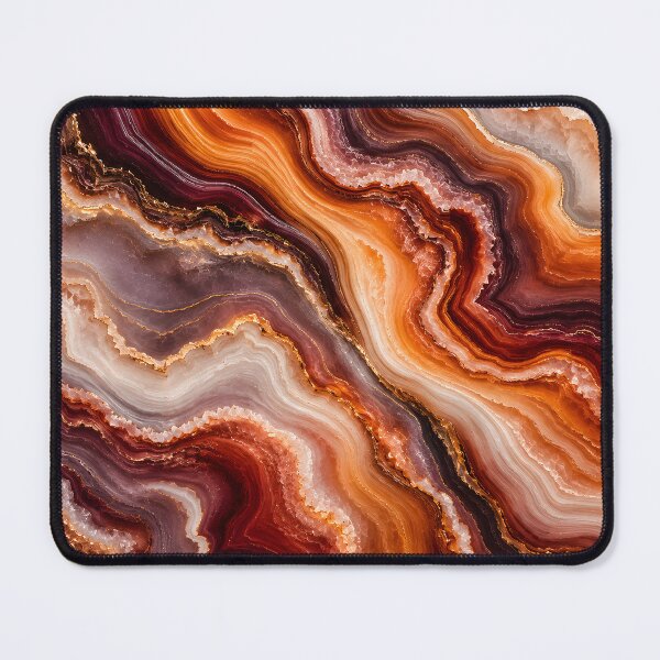 Item preview, Amber Burgundy Agate Luxury Abstract designed and sold by Divine Ease.