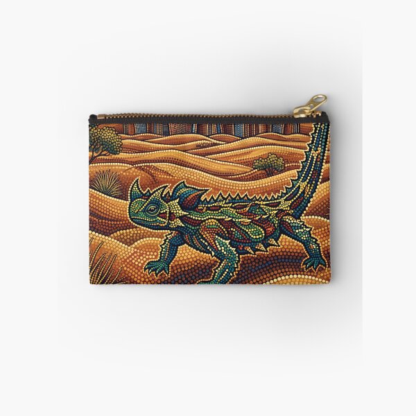 Item preview, Vintage Uluru Thorny Devil Travel Art designed and sold by ZUMERI.