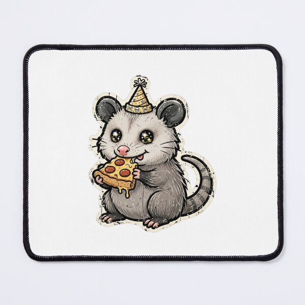 Item preview, Opossum Pizza Party - Cute Trash Possum Eating Pizza designed and sold by FBA.