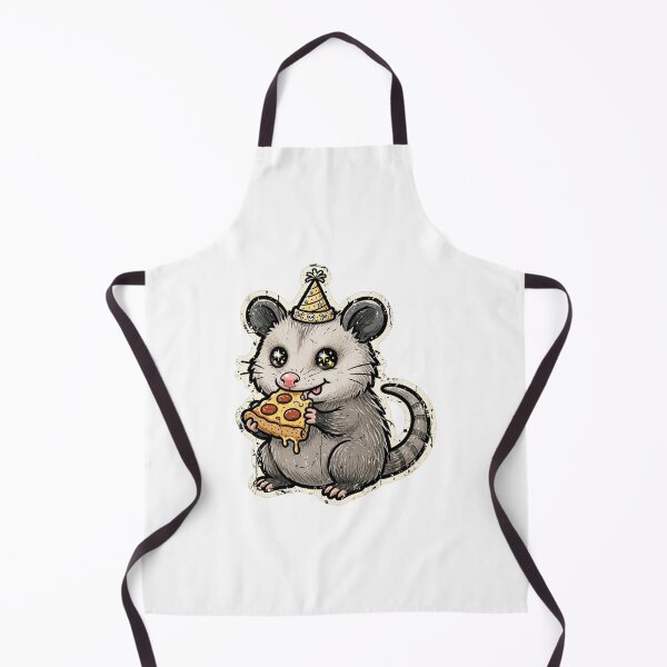 Item preview, Opossum Pizza Party - Cute Trash Possum Eating Pizza designed and sold by FBA.