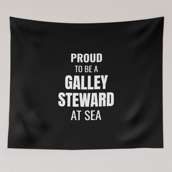 Item preview, Proud to be a Galley Steward at Sea (White) designed and sold by ShipCrewNation.
