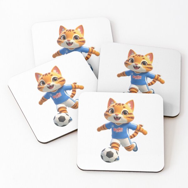 Item preview, Gato Playing Soccer  designed and sold by BajioAmigos.