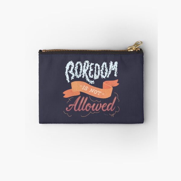 Item preview, Boredom Is Not Allowed Cute Whimsical Typography designed and sold by DanuskaArt.