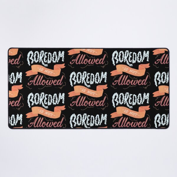 Item preview, Boredom Is Not Allowed Cute Whimsical Typography designed and sold by DanuskaArt.