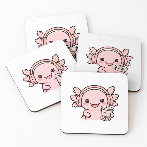 Item preview, Kawaii Axolotl Boba Tea - Cute Axolotl With Headphones Lo-fi designed and sold by FBA.