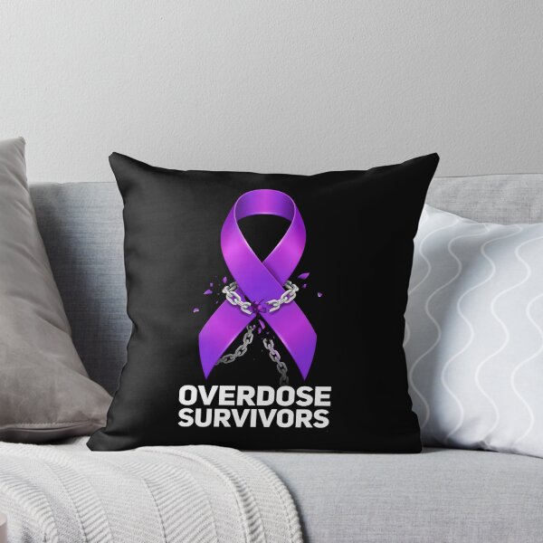 Item preview, Overdose Awareness Month Overdose Survivors Drug Addiction Ribbon Support designed and sold by Redgiant87x.