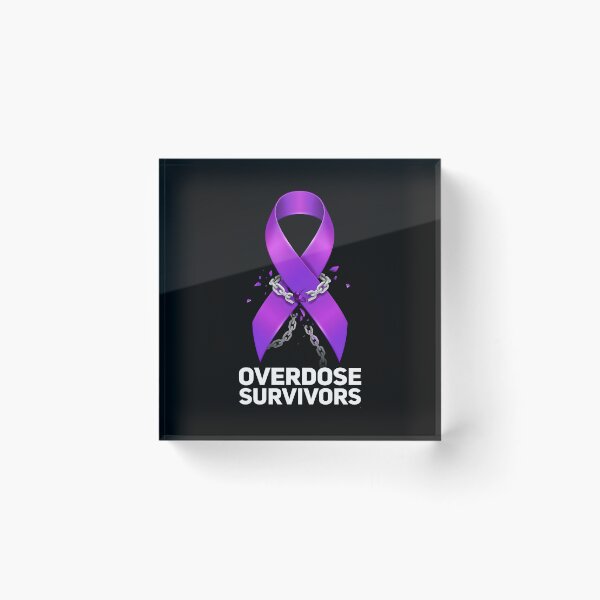 Item preview, Overdose Awareness Month Overdose Survivors Drug Addiction Ribbon Support designed and sold by Redgiant87x.
