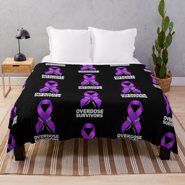 Item preview, Overdose Awareness Month Overdose Survivors Drug Addiction Ribbon Support designed and sold by Redgiant87x.