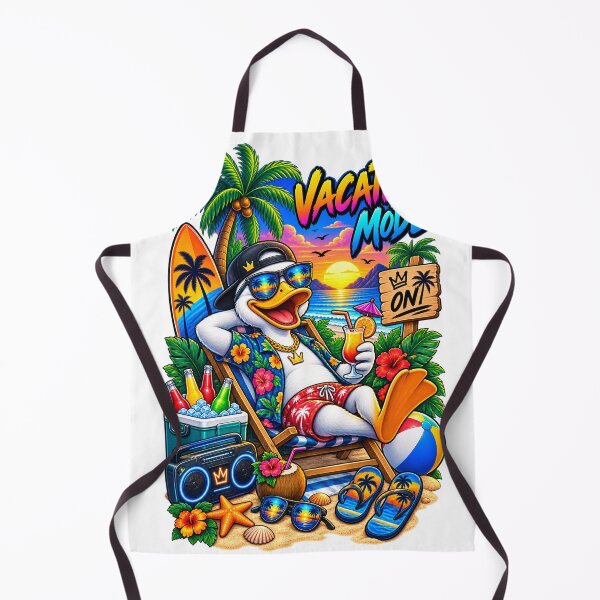 Item preview, Funny Vacation Duck Shirt – Tropical Beach Duck Vacation Mode designed and sold by Molli98.