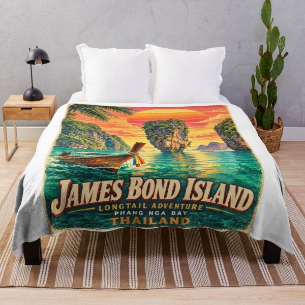 Item preview, James Bond Island National Park Style Poster designed and sold by Spirit of Siam.