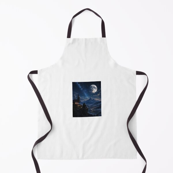 Item preview, Moonlit Mountain Escape – Dreamy Night Landscape designed and sold by Ak-art-shop.