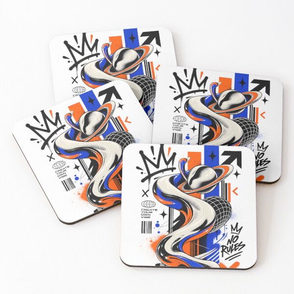 Item preview, Retro Funk Orbit – Modern Street Pop Abstract designed and sold by moditeck.