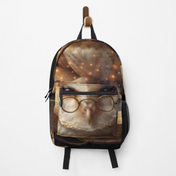 Item preview, Wise Owl Reading a Book Magical Academic Art designed and sold by DailySparks.