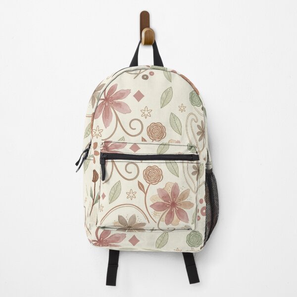 Aperçu de l'œuvre Motif floral bohème seamless créée et vendue par digital.stickerperso.com.