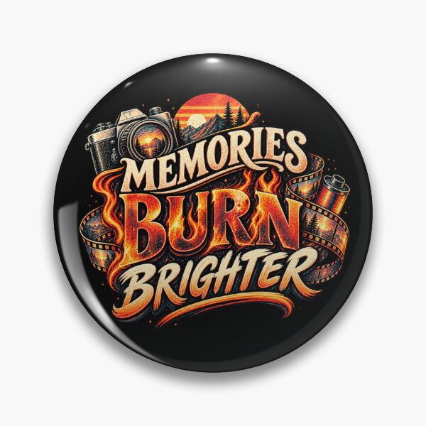 Item preview, Memories Burn Brighter – Analog Memories Retro Typography designed and sold by Golden Era Studio.